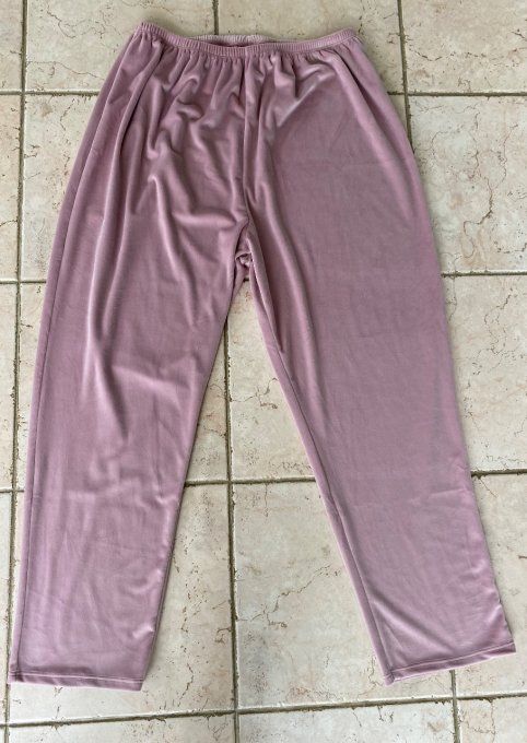 Pyjama pantalon velours rose poudré Marie Les Aristochats douceur +++ du 42 au 52